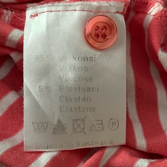 Sweet Vintage Marimekko Stripped Button Tee - Picture 5 of 5